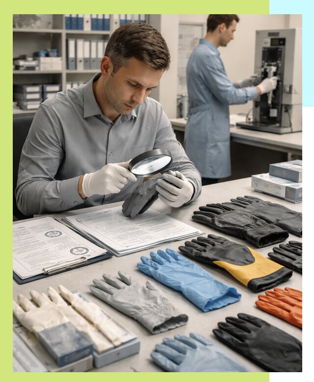 Сертификация перчаток и средств защиты продукции в Элисте