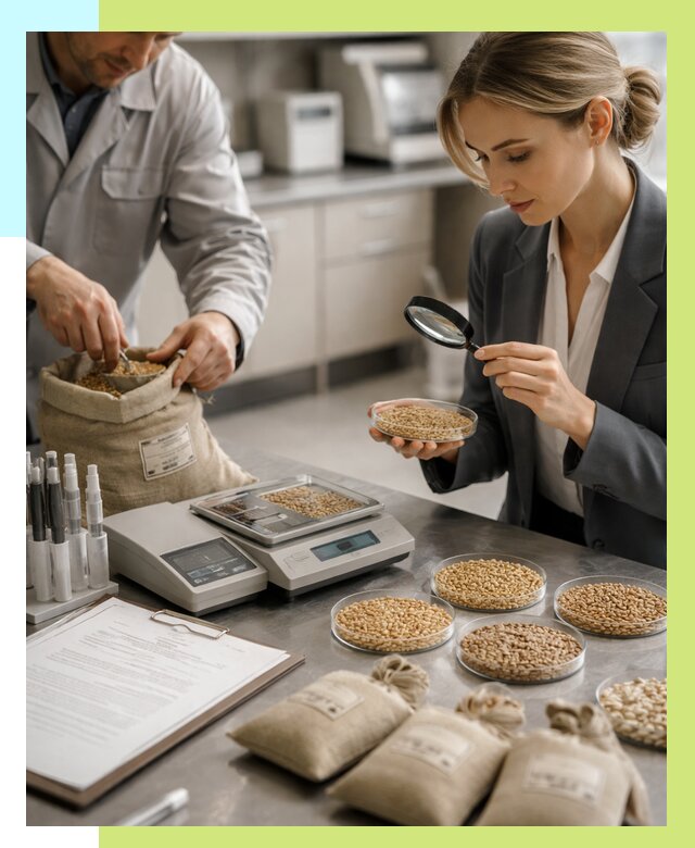 Сертификация зерна в Элисте по цене от 15534 р. | Алешин-Элс