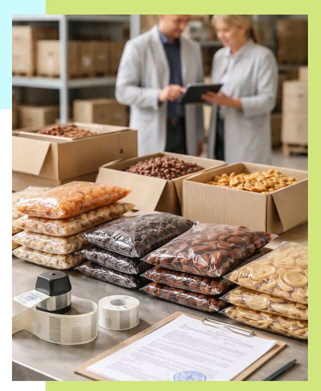 Сертификация сухофруктов в Элисте от 12427 р. | Алешин-Элс под ключ