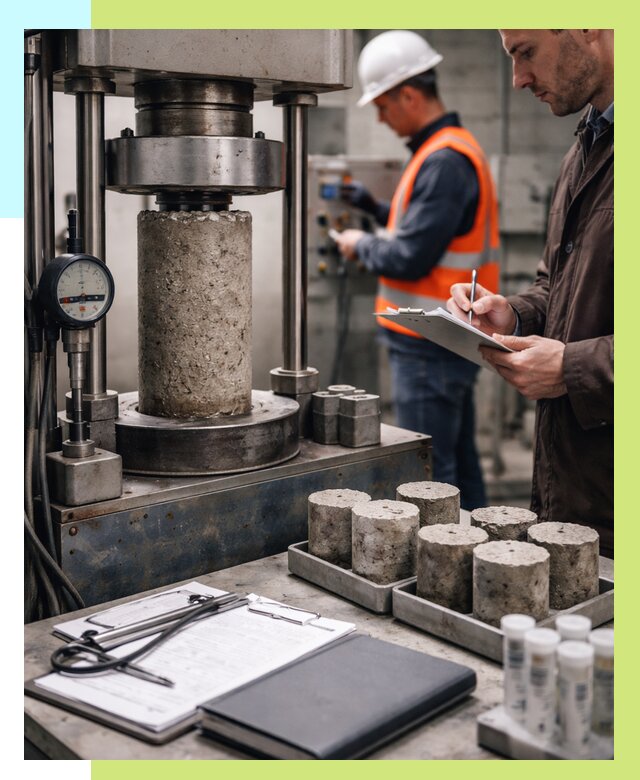 Сертификация бетона в Элисте от 31068 р. сертификат | Алешин-Элс