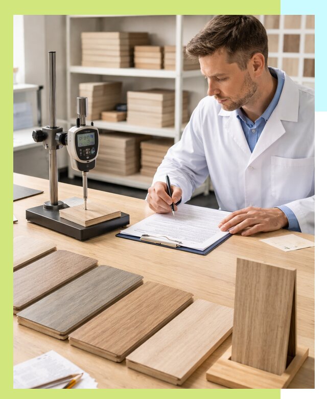 Сертификация ламината с испытаниями и оформлением документов в Элисте