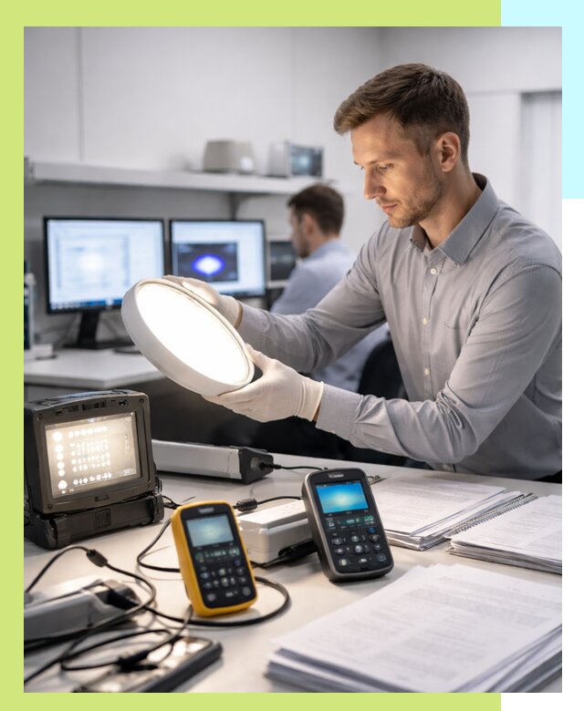 Сертификация светильников в Элисте: испытания и оформление