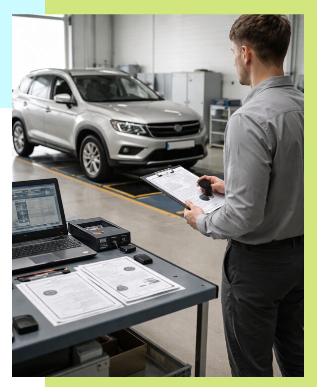 Сертификация транспортных средств в Элисте от 12427 р. | Алешин-Элс