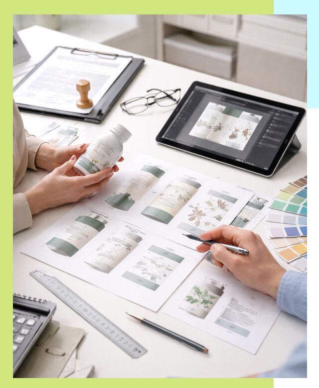 Профессиональная разработка дизайна и текста этикетки продукции в Элисте