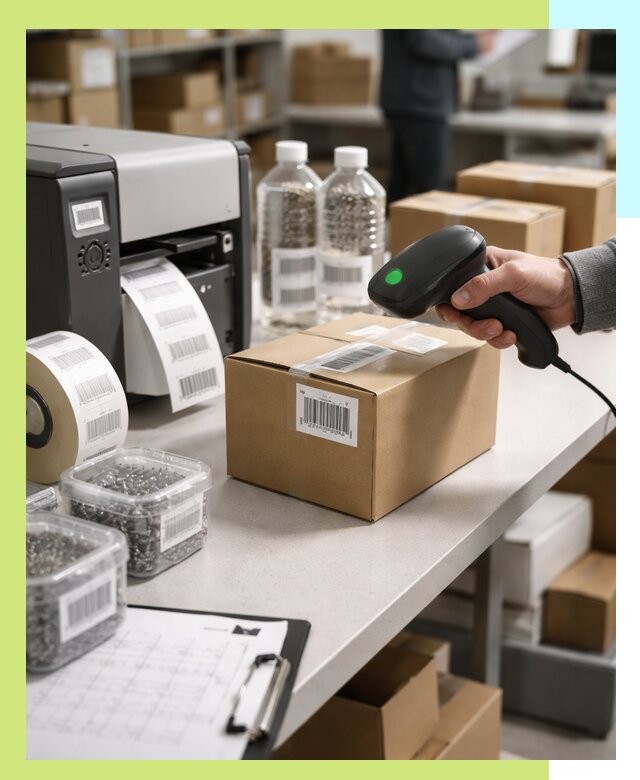 Штрихкодирование продукции и маркировка для продажи в Элисте