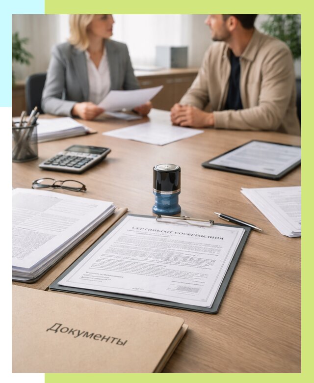 Сертификат соответствия на продукцию в Элисте от 15534 р.|Алешин-Элс