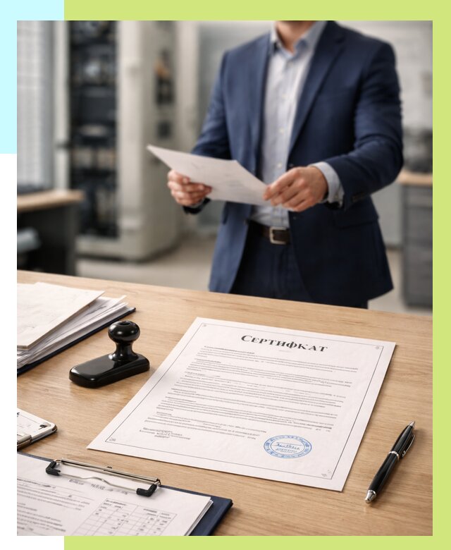 Сертификат на оборудование в Элисте от 15534 р. | Алешин-Элс