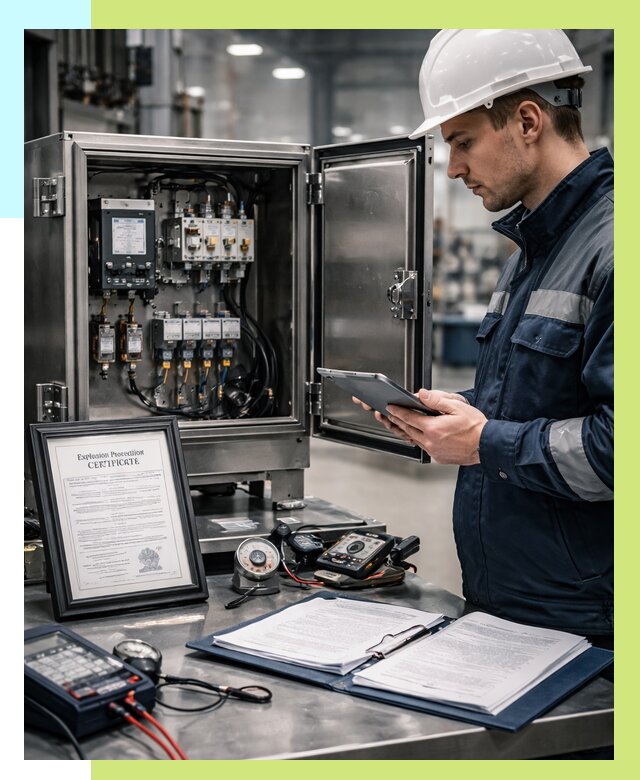 Сертификат взрывозащиты в Элисте от 46602 р. | Алешин-Элс