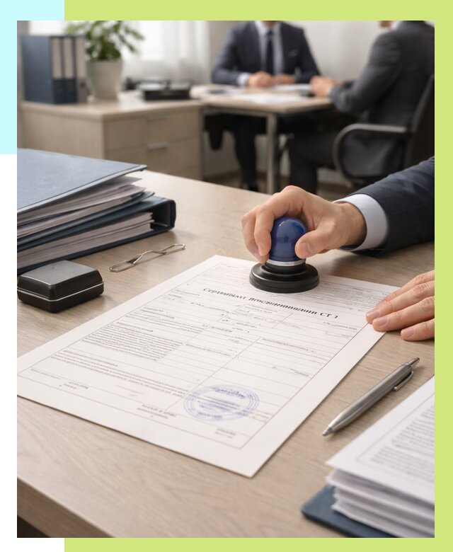 Сертификат происхождения СТ 1 в Элисте от 4660 р. | Алешин-Элс