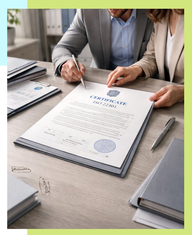 Сертификат ISO 22301 в Элисте от 46602 р. | Алешин-Элс срочно