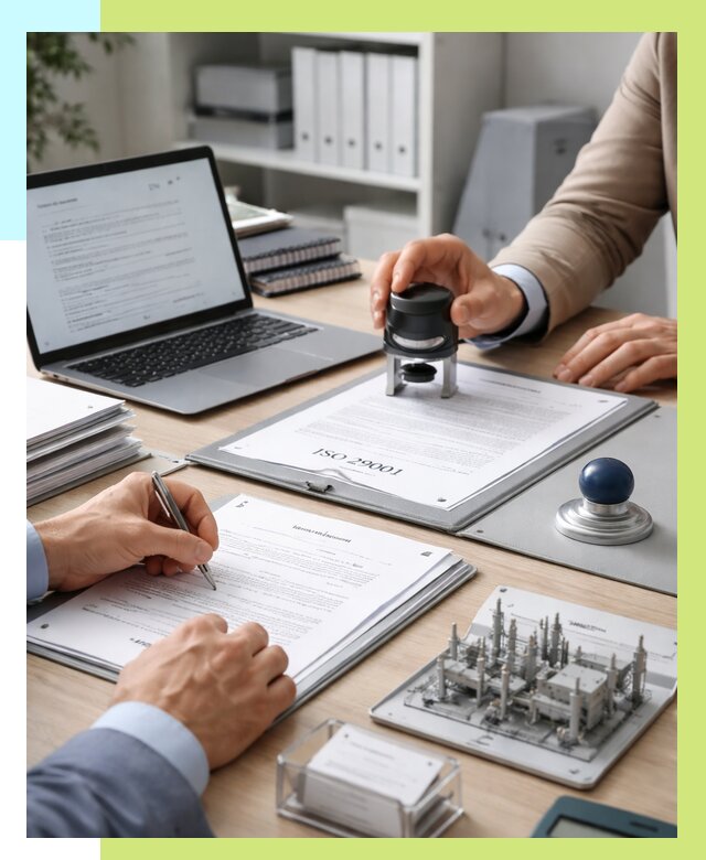 Сертификат ISO 29001 в Элисте под ключ от 77670 р. | Алешин-Элс